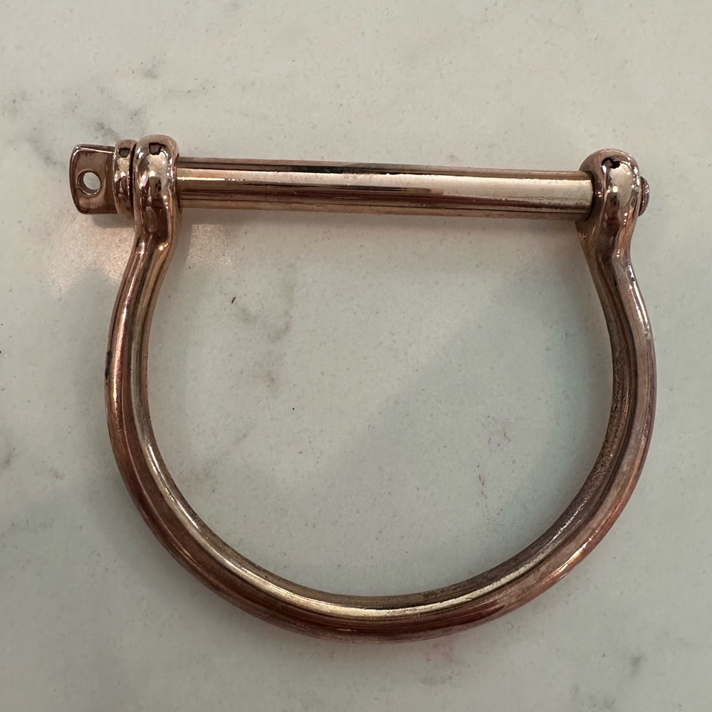 Authentic Miansai Rose Gold Screw Cuff Bracelet